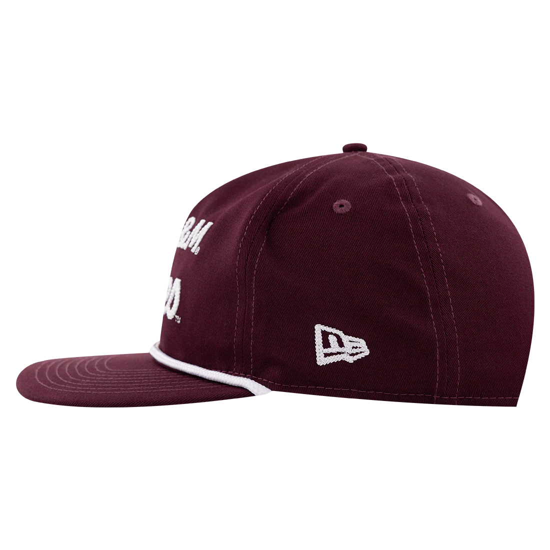 Texas A&M Aggies 5 Panel Unstructured Golfer Rope Cap - Maroon - Image 3