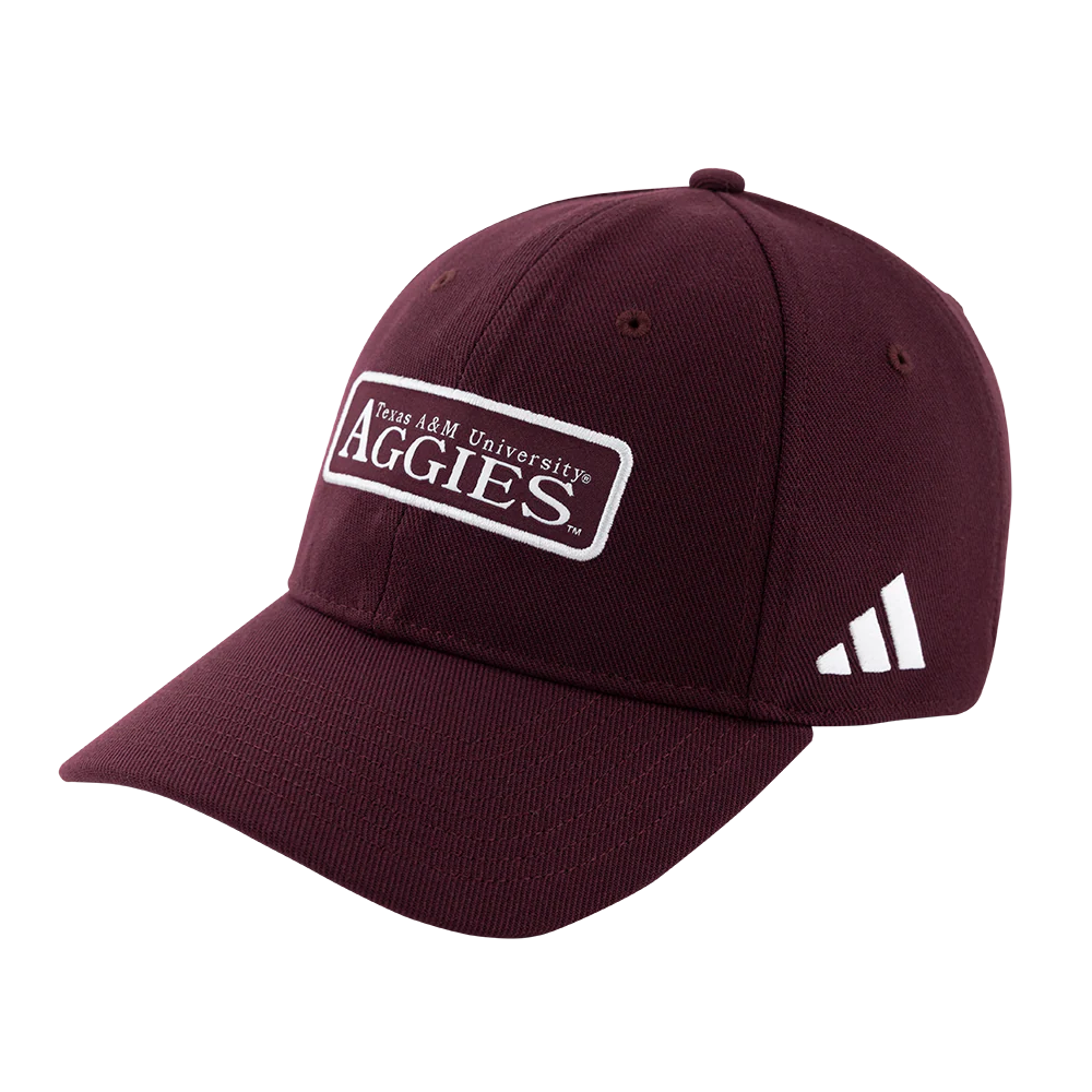 Aggies Adidas Slouch Stretch Cap