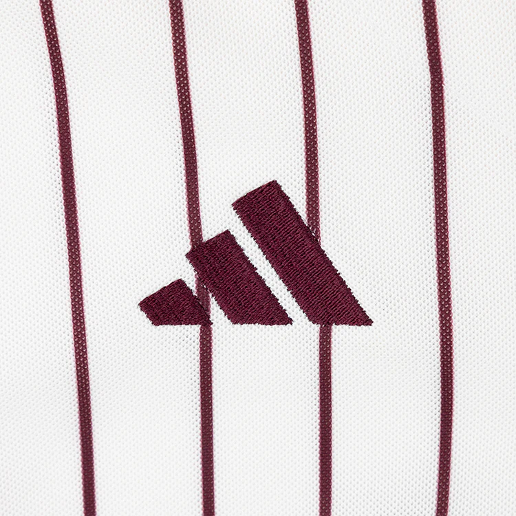 Texas A&M Aggies Adidas White Pinstripe Baseball Jersey - Image 4