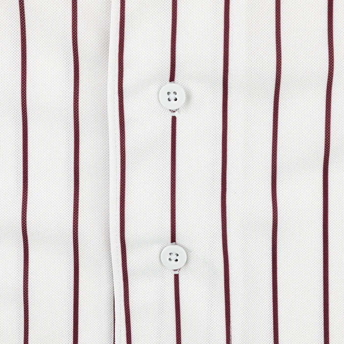 Texas A&M Aggies Adidas White Pinstripe Baseball Jersey - Image 8