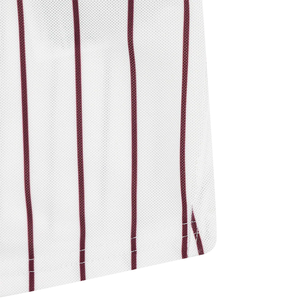 Texas A&M Aggies Adidas White Pinstripe Baseball Jersey - Image 9