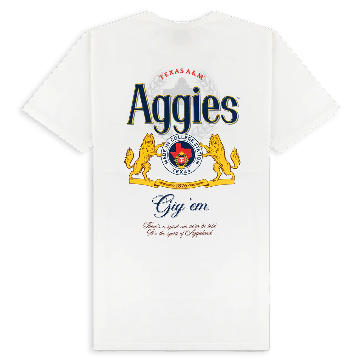 Texas A&M Aggies Brewed for Fighting Spirit T-Shirt