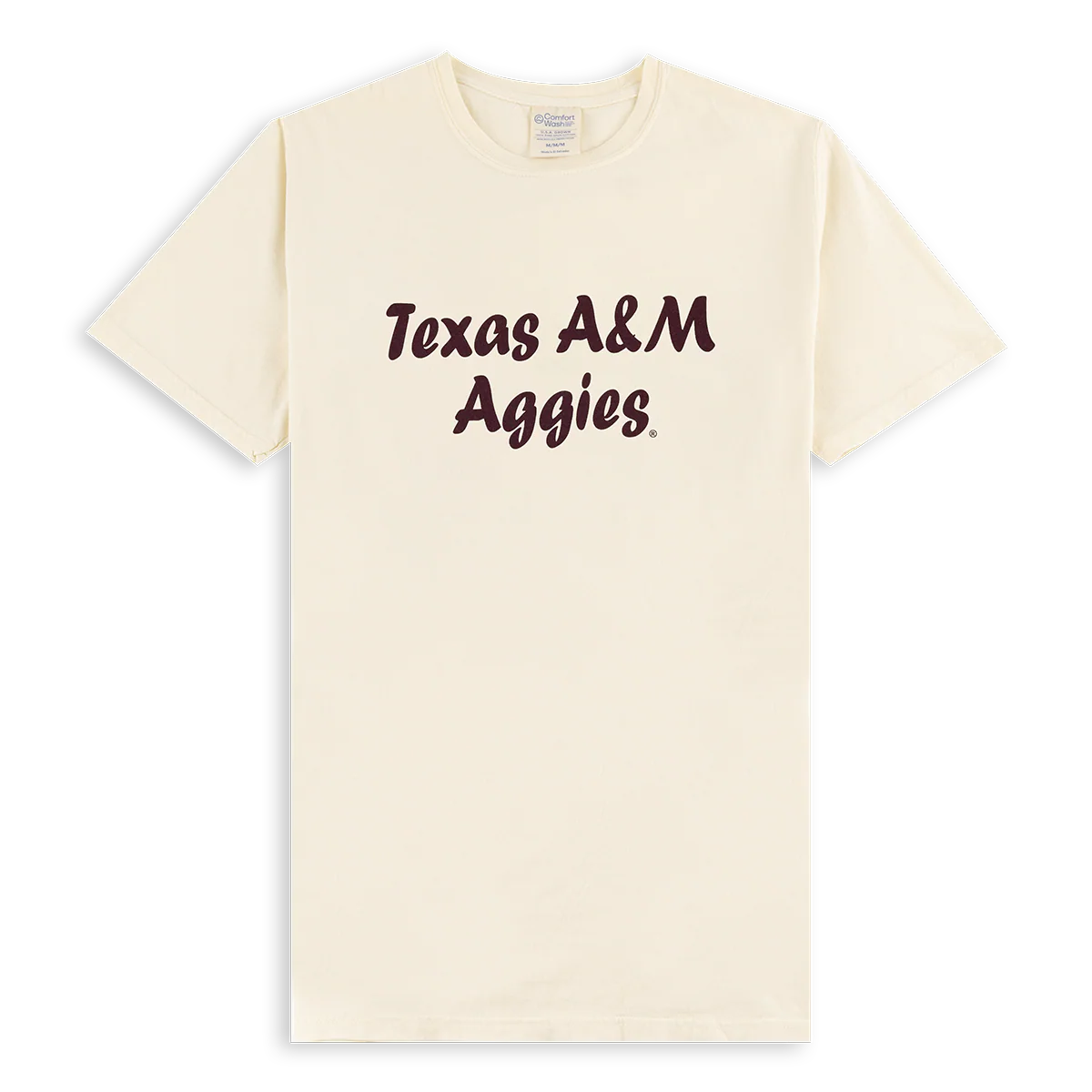Texas A&M Aggies Cassette Tapes T-Shirt - Beige - Image 2
