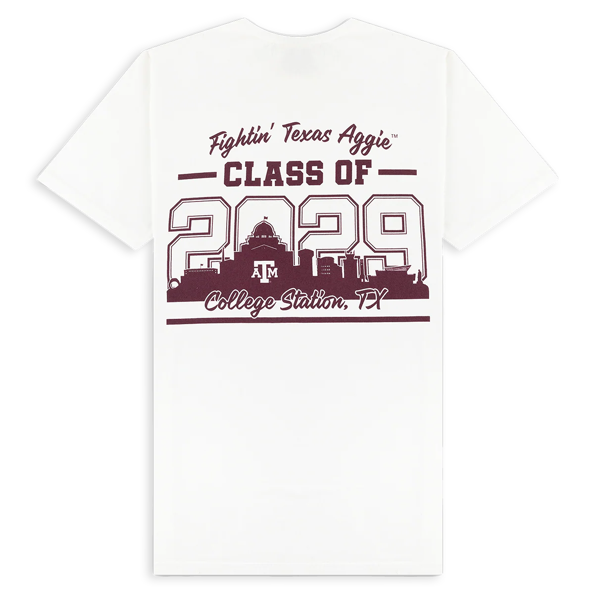 Texas A&M Aggies Class of 2029 Skyline T-Shirt