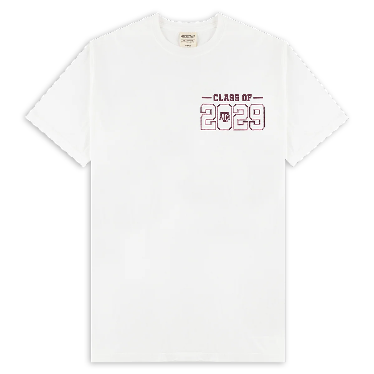 Texas A&M Aggies Class of 2029 Skyline T-Shirt - Image 3