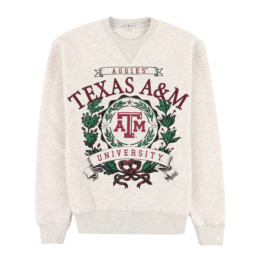 Texas A&M Aggies Collegiate Outfitters Faux Seal Sweatshirt