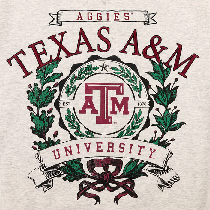 Texas A&M Aggies Collegiate Outfitters Faux Seal Sweatshirt - Image 3