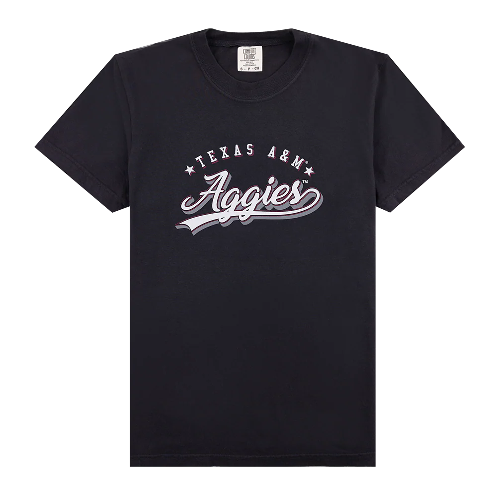 Texas A&M Aggies Crossed Bats Baseball T-Shirt - Image 3