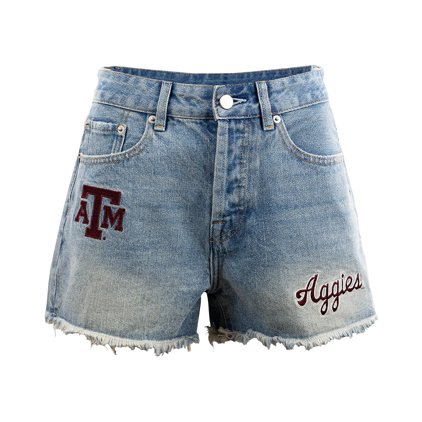 Texas A&M Hype & Vice Denim Patched Shorts