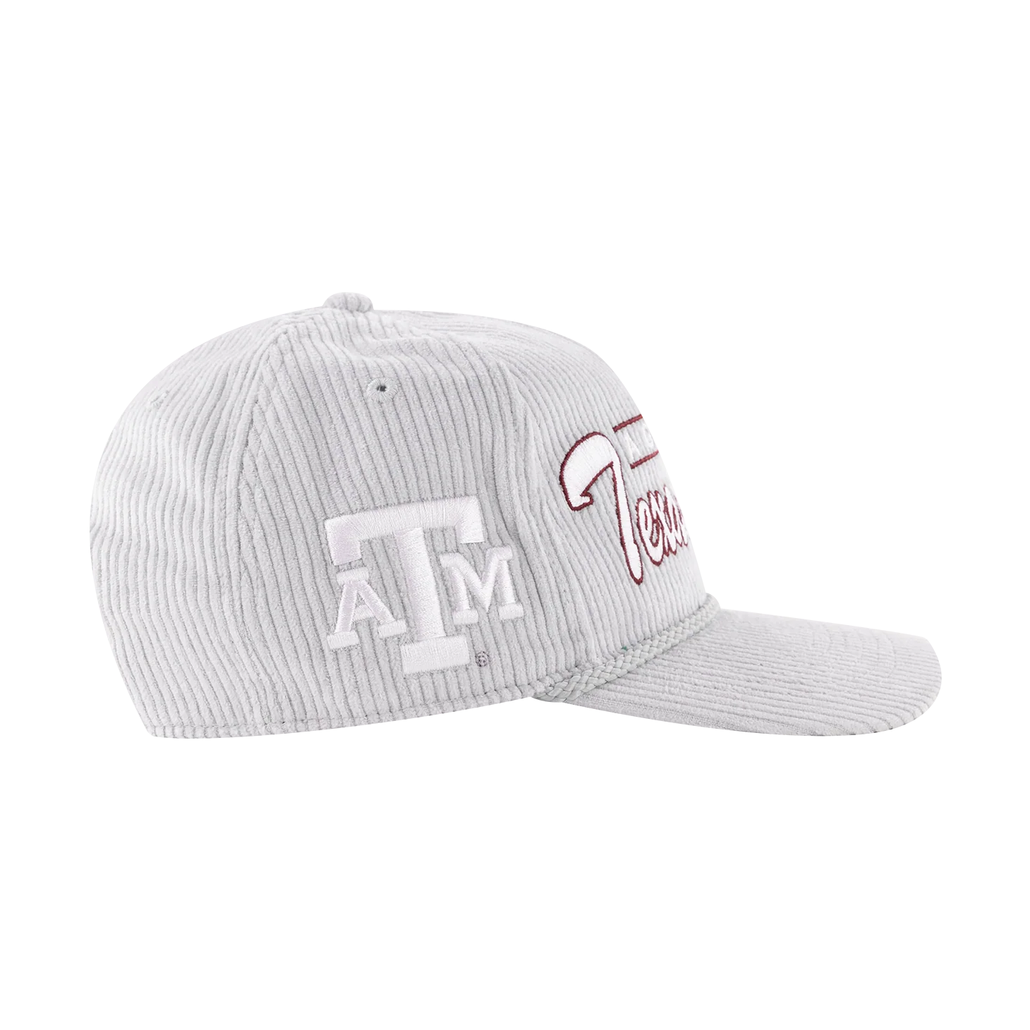 Texas A&M '47 Brand Gray Corduroy Hitch Cap - Image 4