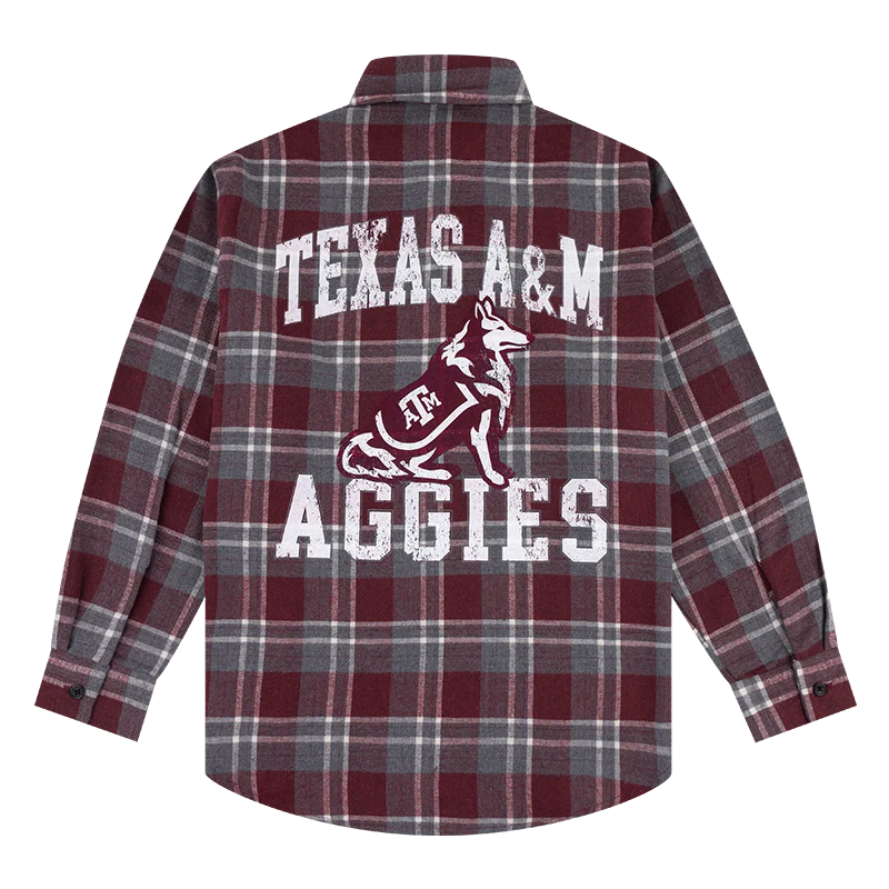 Texas A&M Aggies Oversized Plaid Button Down - Image 2