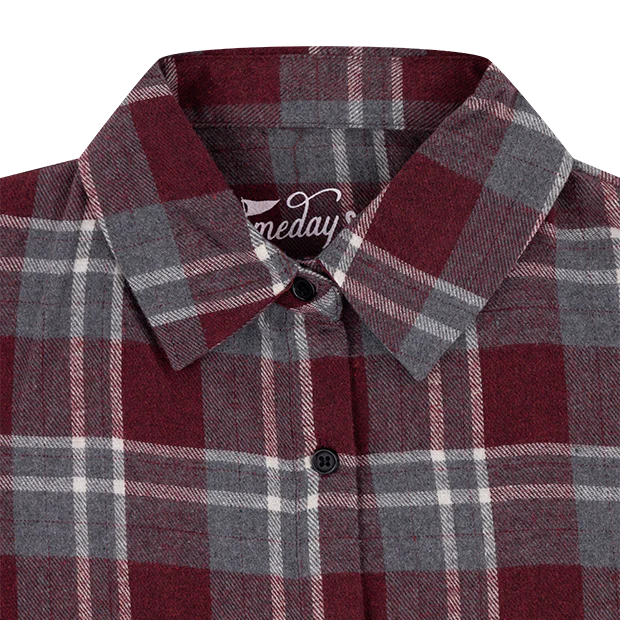 Texas A&M Aggies Oversized Plaid Button Down - Image 3