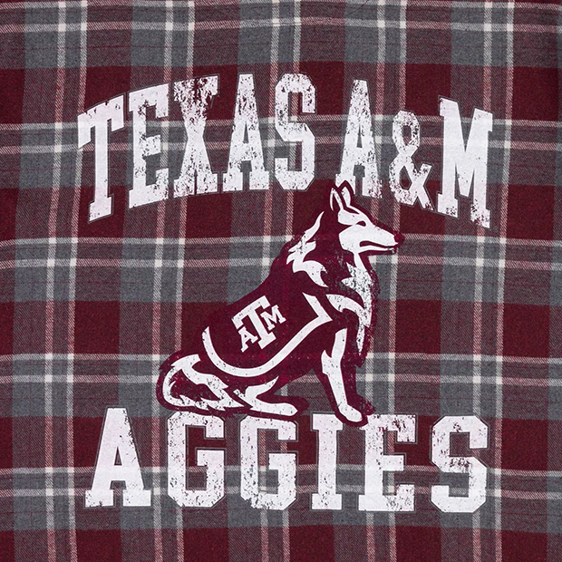 Texas A&M Aggies Oversized Plaid Button Down - Image 4