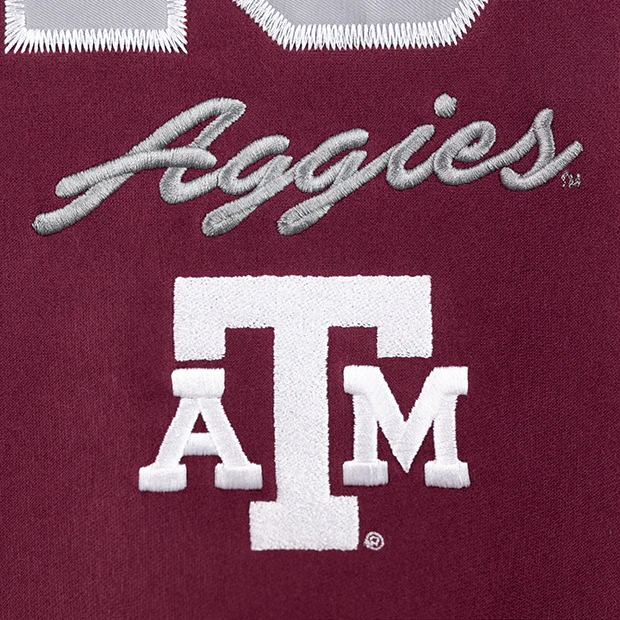 Texas A&M Aggies Pressbox Maroon Flannigan Sweatshirt - Image 5