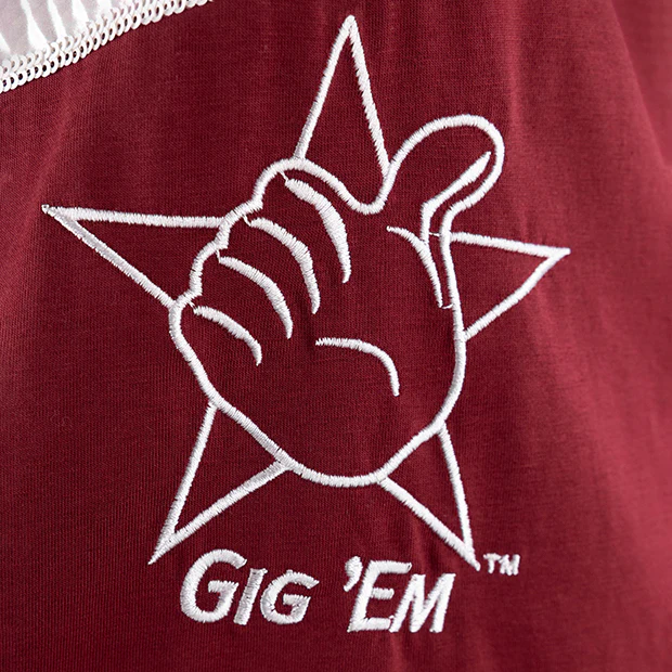Texas A&M Aggies Queen of Sparkles Baseball Jersey Dress - Image 7