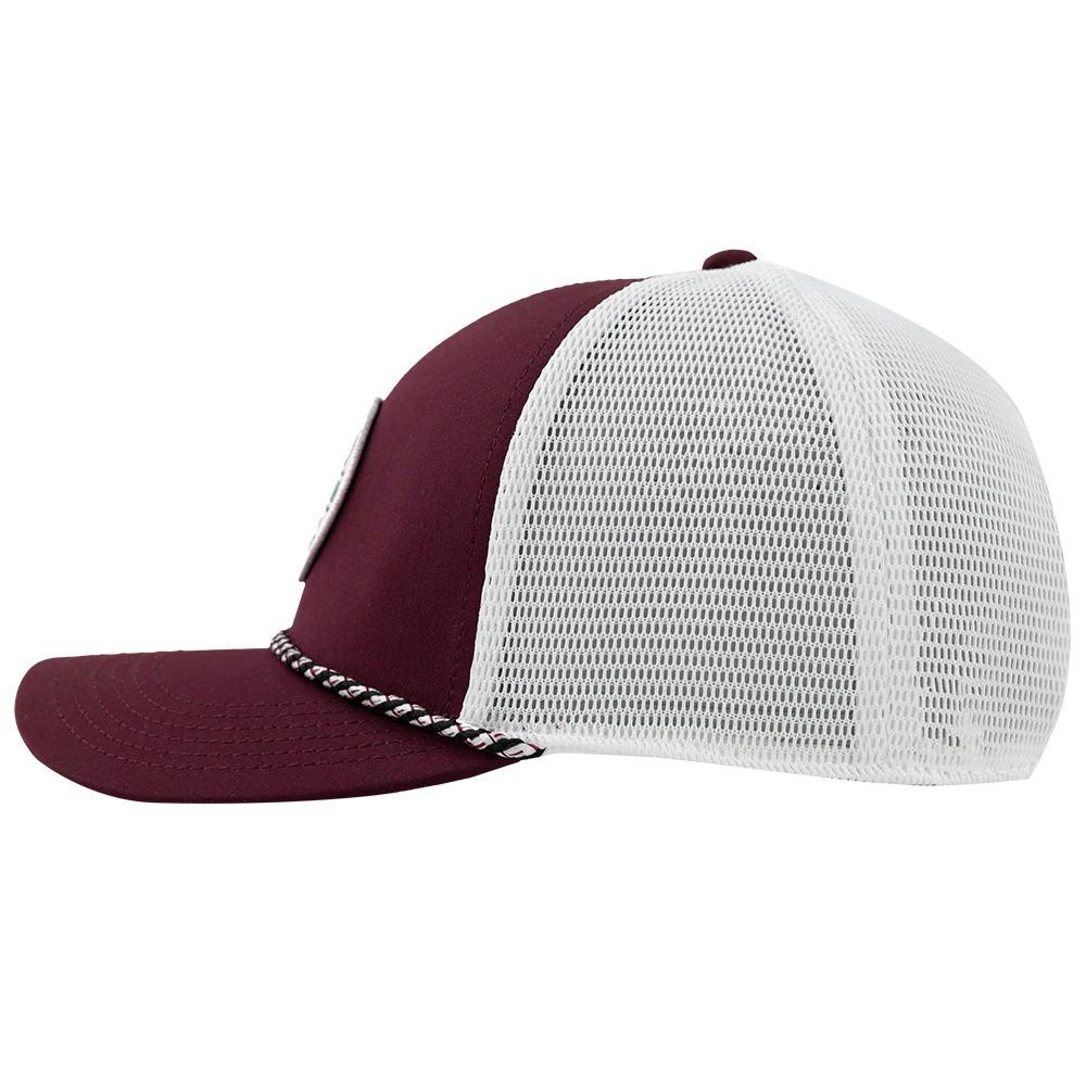 Texas A&M Aggies Rope Circle Patch Mesh Cap - Image 3