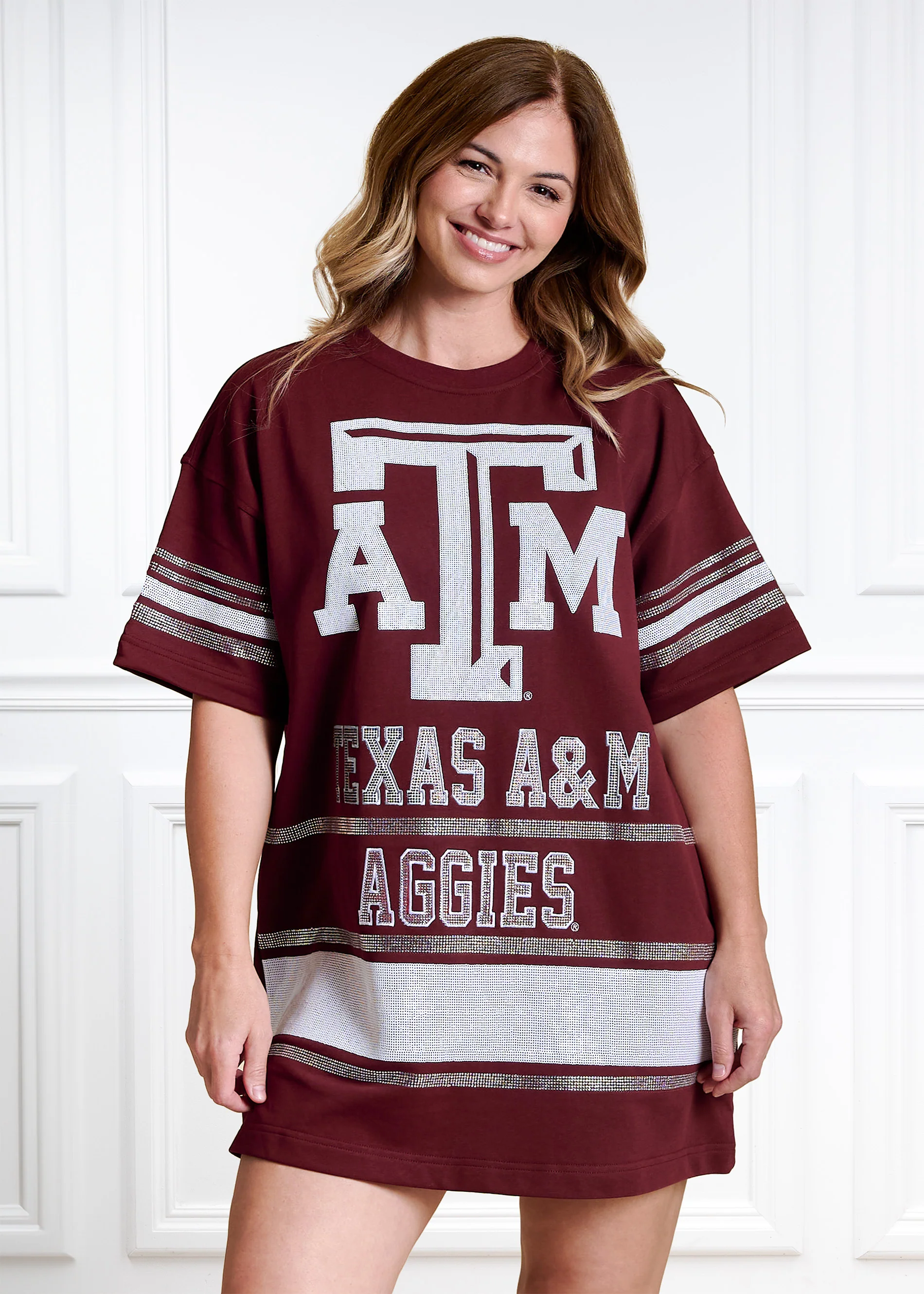 Texas A&M Aggies Sideline T-Shirt Dress - Image 2
