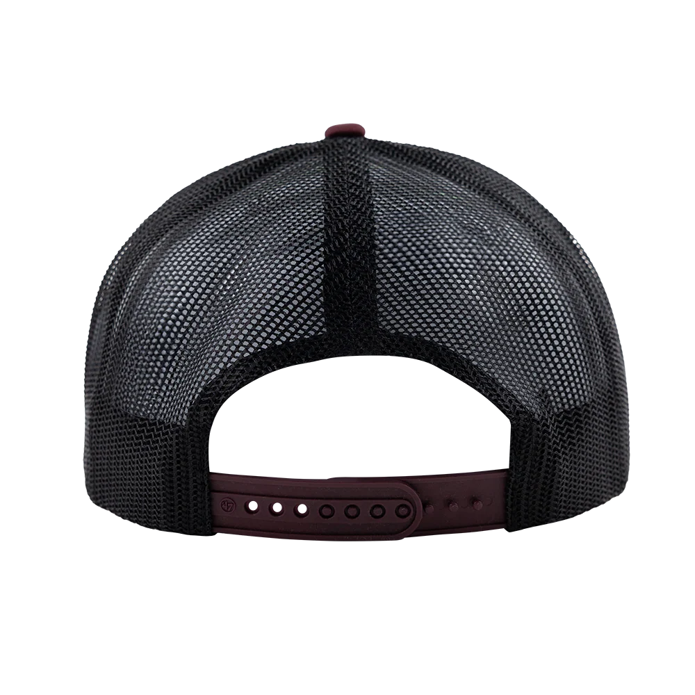 Texas A&M Aggies '47 Brand Stack Line Foam Trucker Hat - Image 5