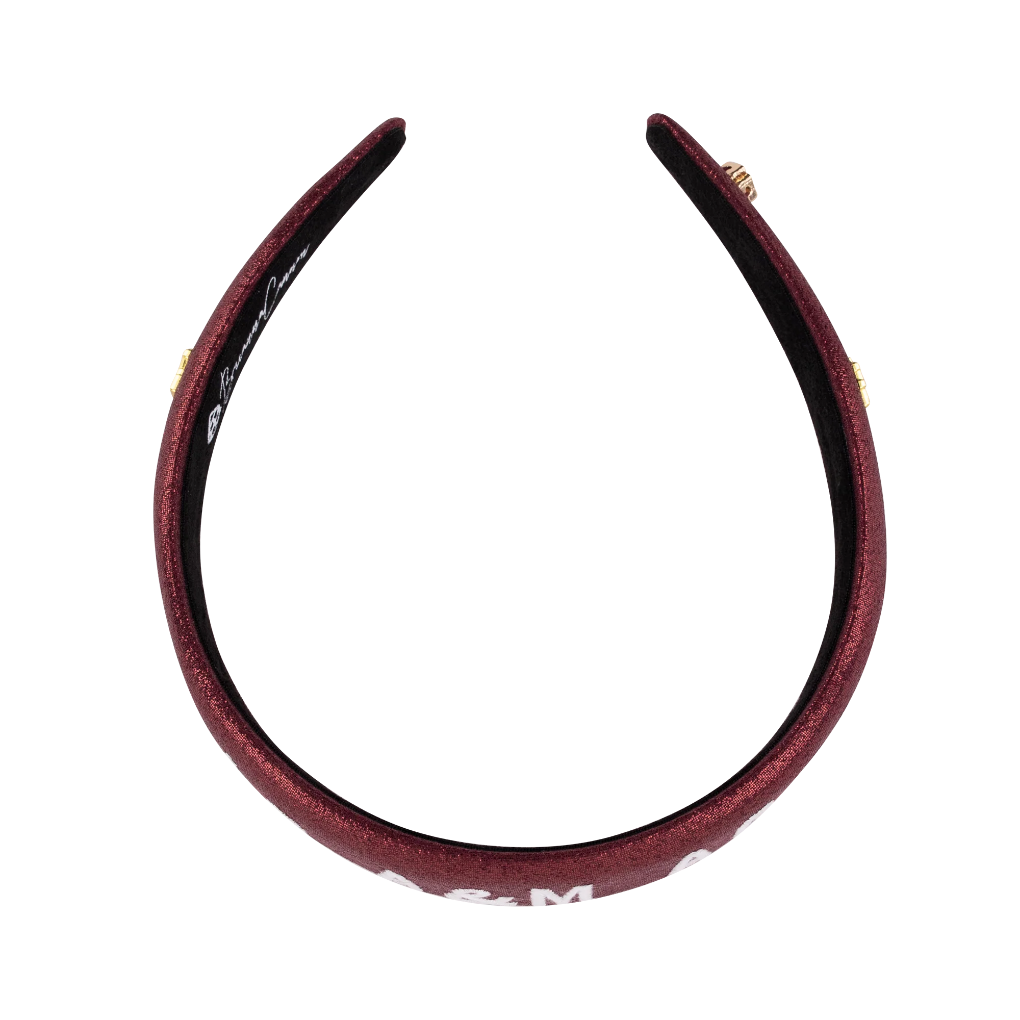 Texas A&M Aggies Thin Embroidered Headband - Image 4