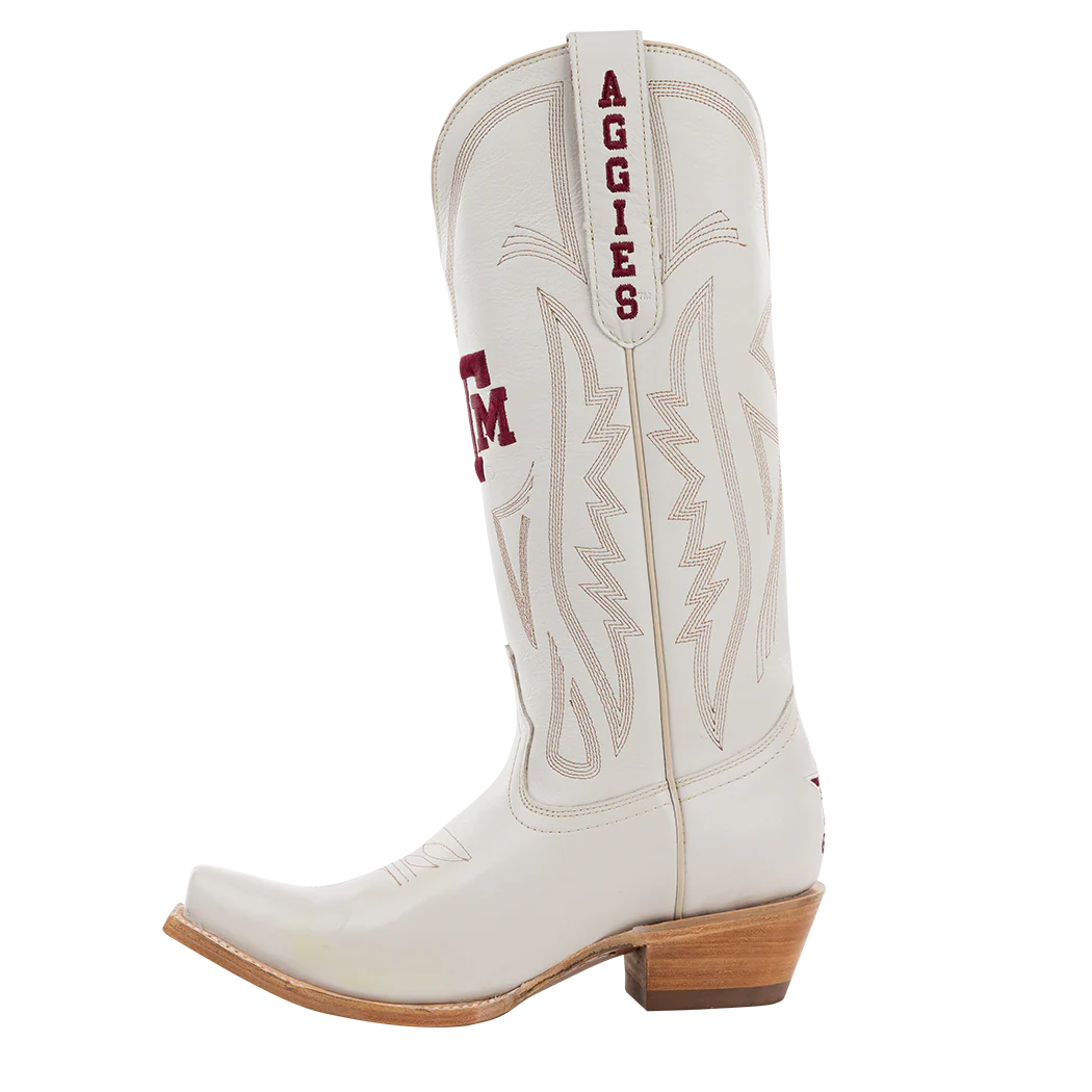 Texas A&M Aggies Women's Ivory Tall Boots - Image 8