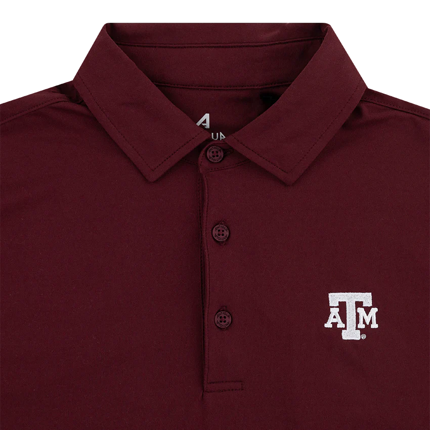Texas A&M Antigua Era Polo - Maroon - Image 3