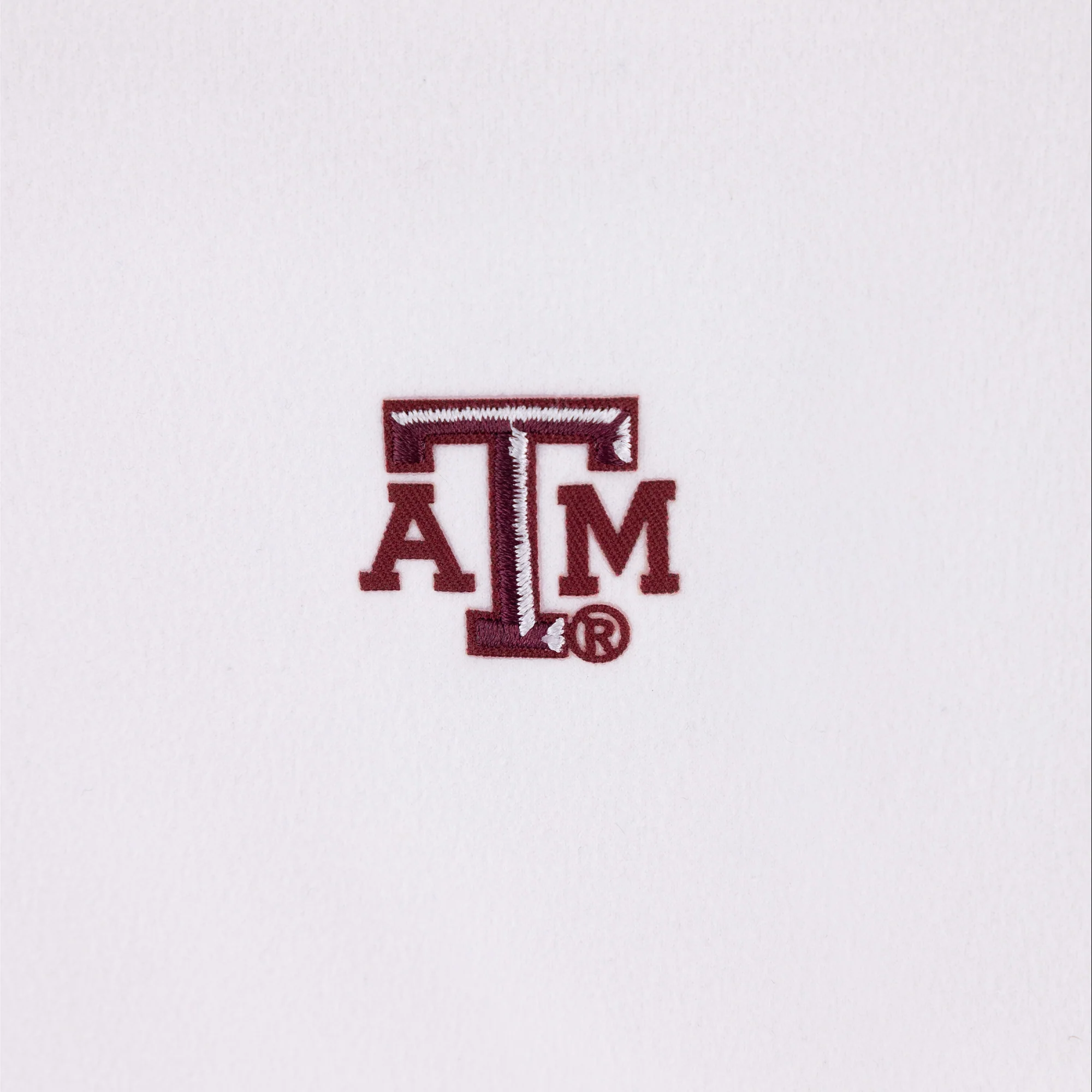 Texas A&M Antigua Forward Crewneck Buffed Fleece Sweatshirt - Image 2