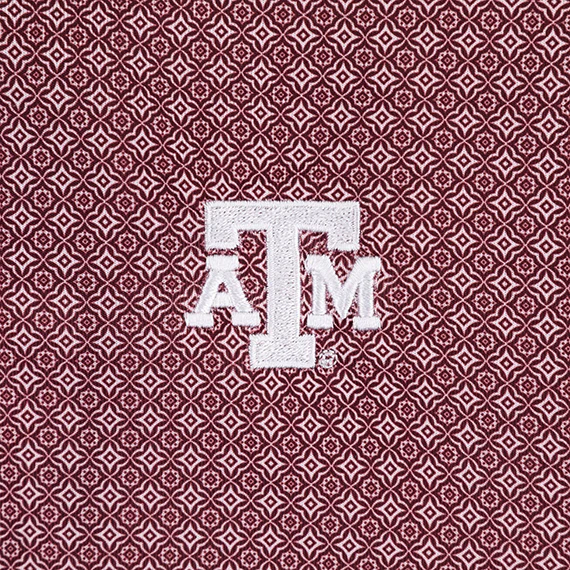 Texas A&M Antigua Mosaic Polo - Maroon - Image 4