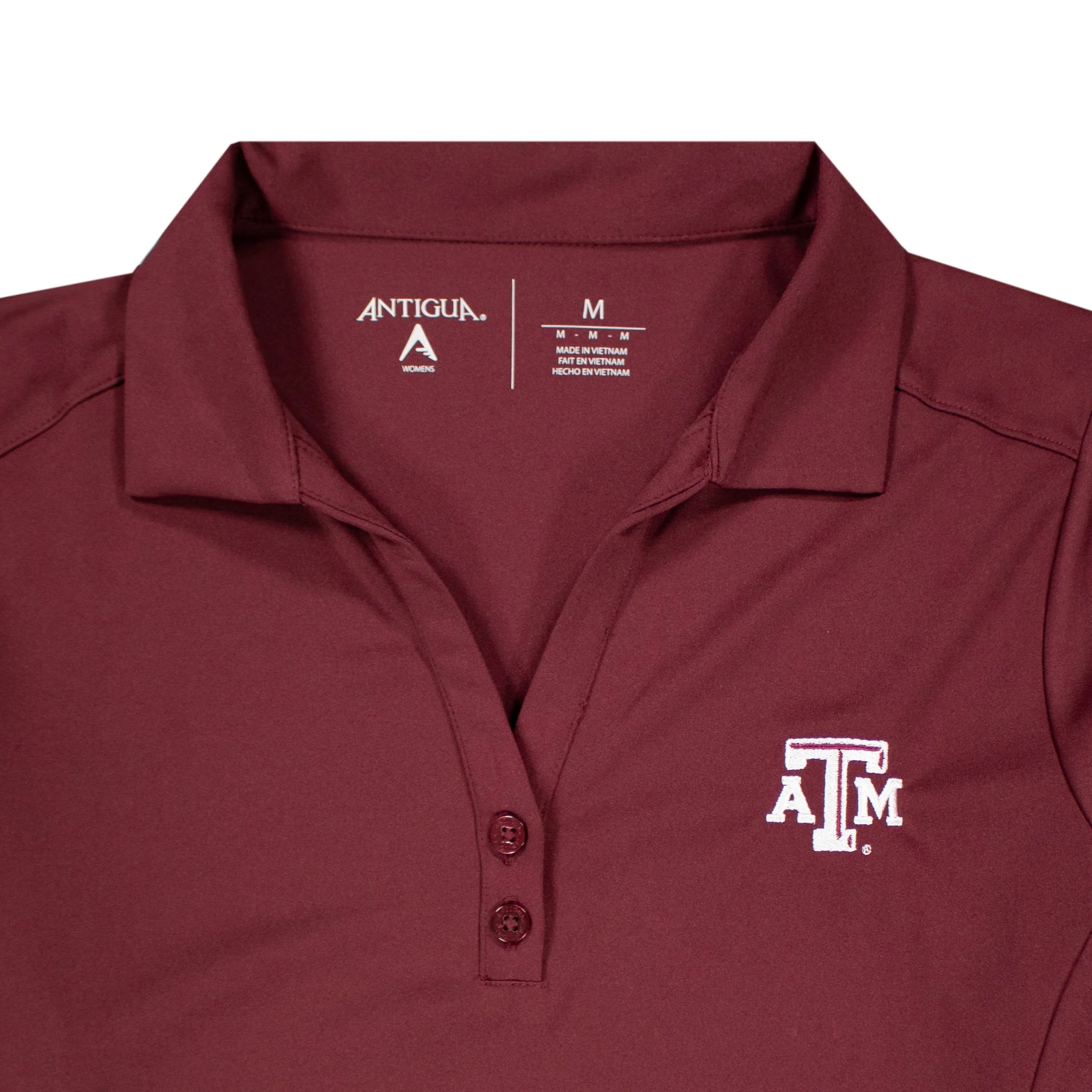 Texas A&M Antigua Womens Tribute Polo - Image 3
