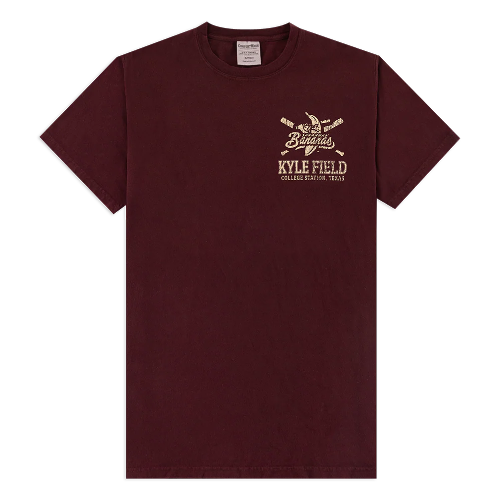 Texas A&M Banana Ball Ticket Stub T-Shirt - Maroon - Image 2