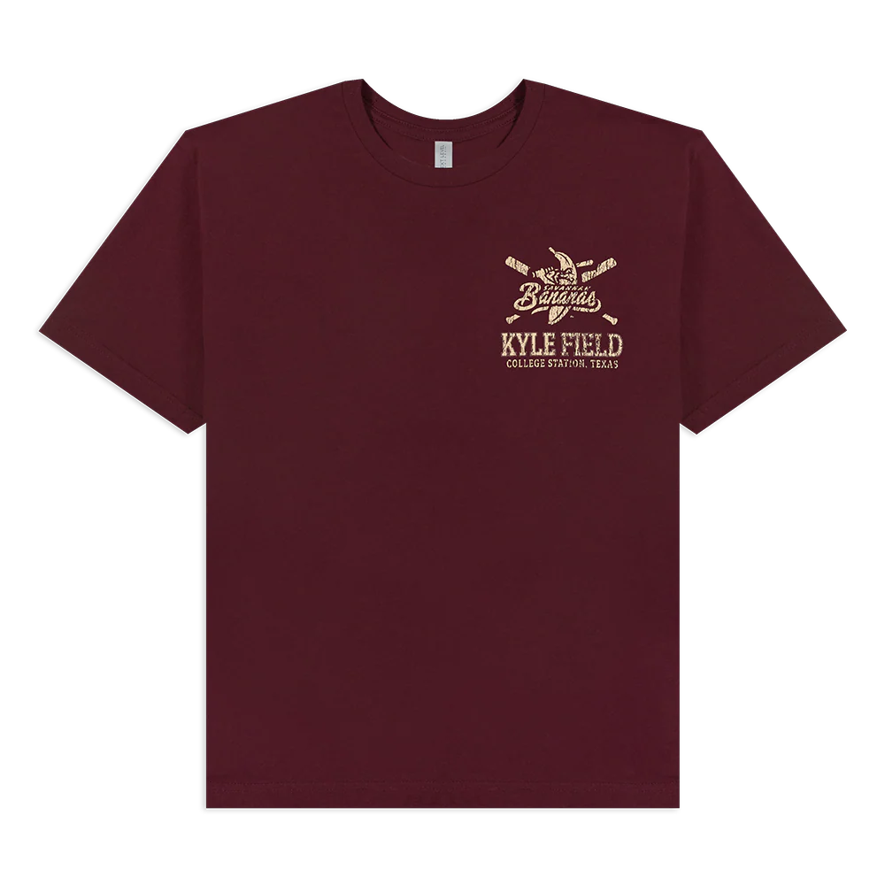 Texas A&M Banana Ball Ticket Stub Youth T-Shirt - Maroon - Image 2