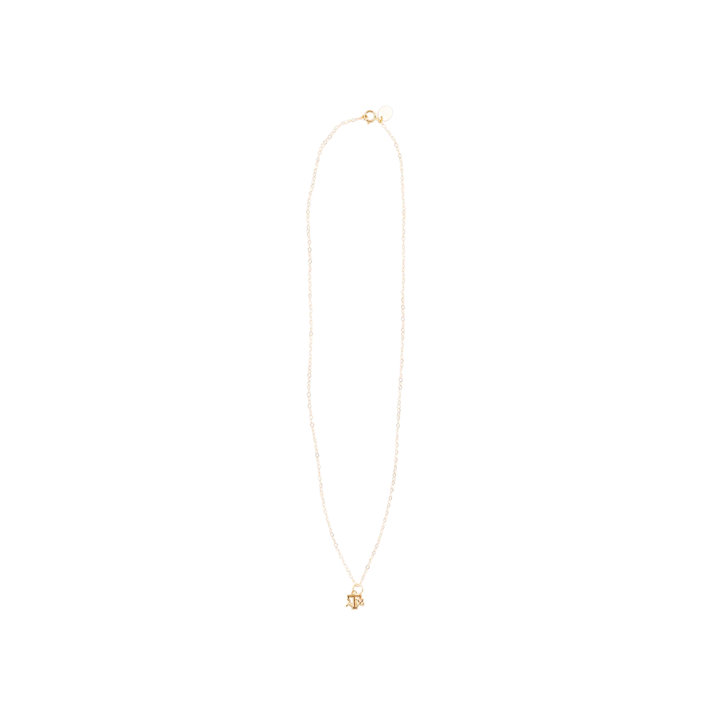 Texas A&M Beaded Blondes Logo Charm Necklace - Image 2