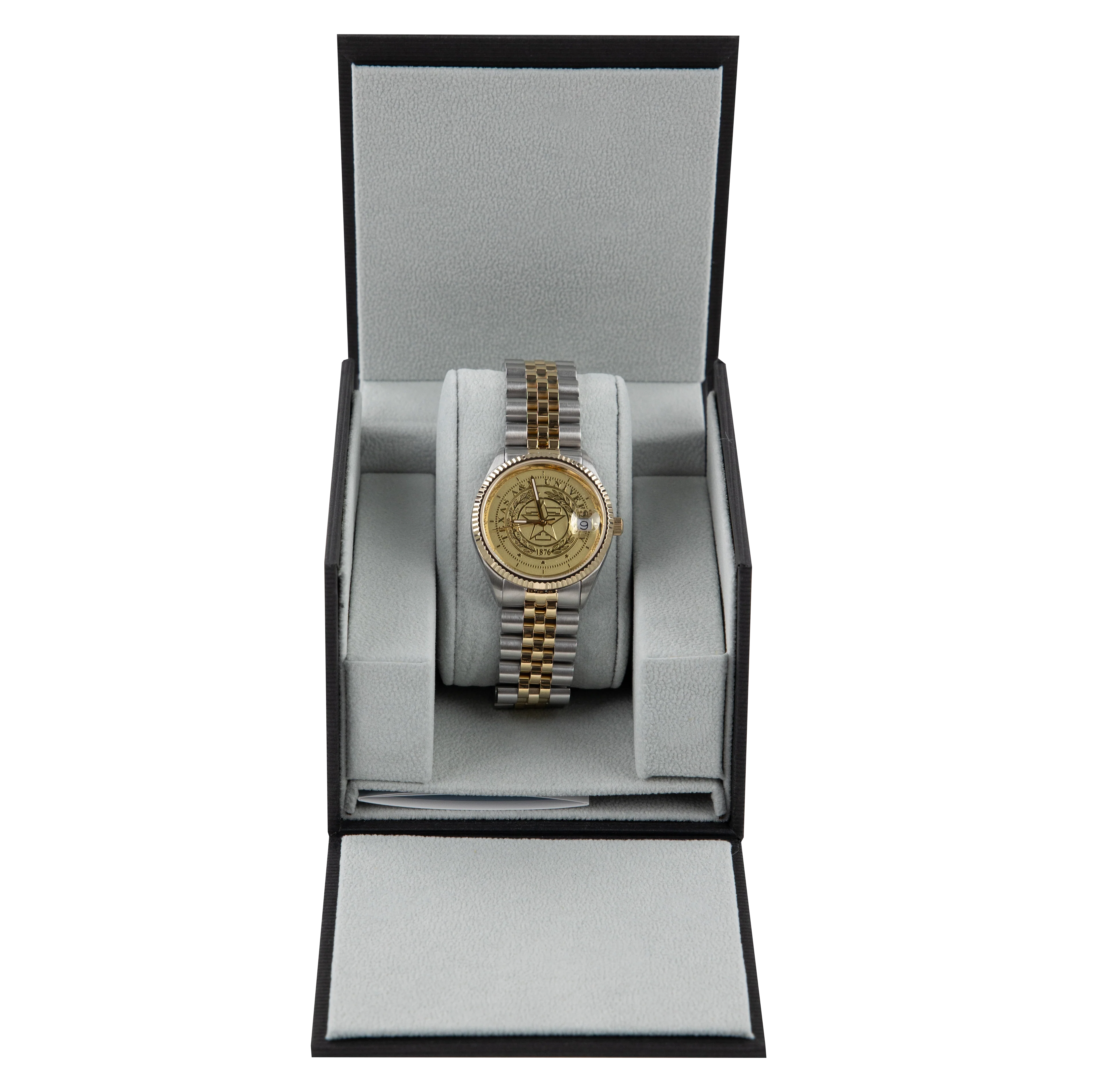 Texas A&M Belair Mens Two Tone Watch - Image 2