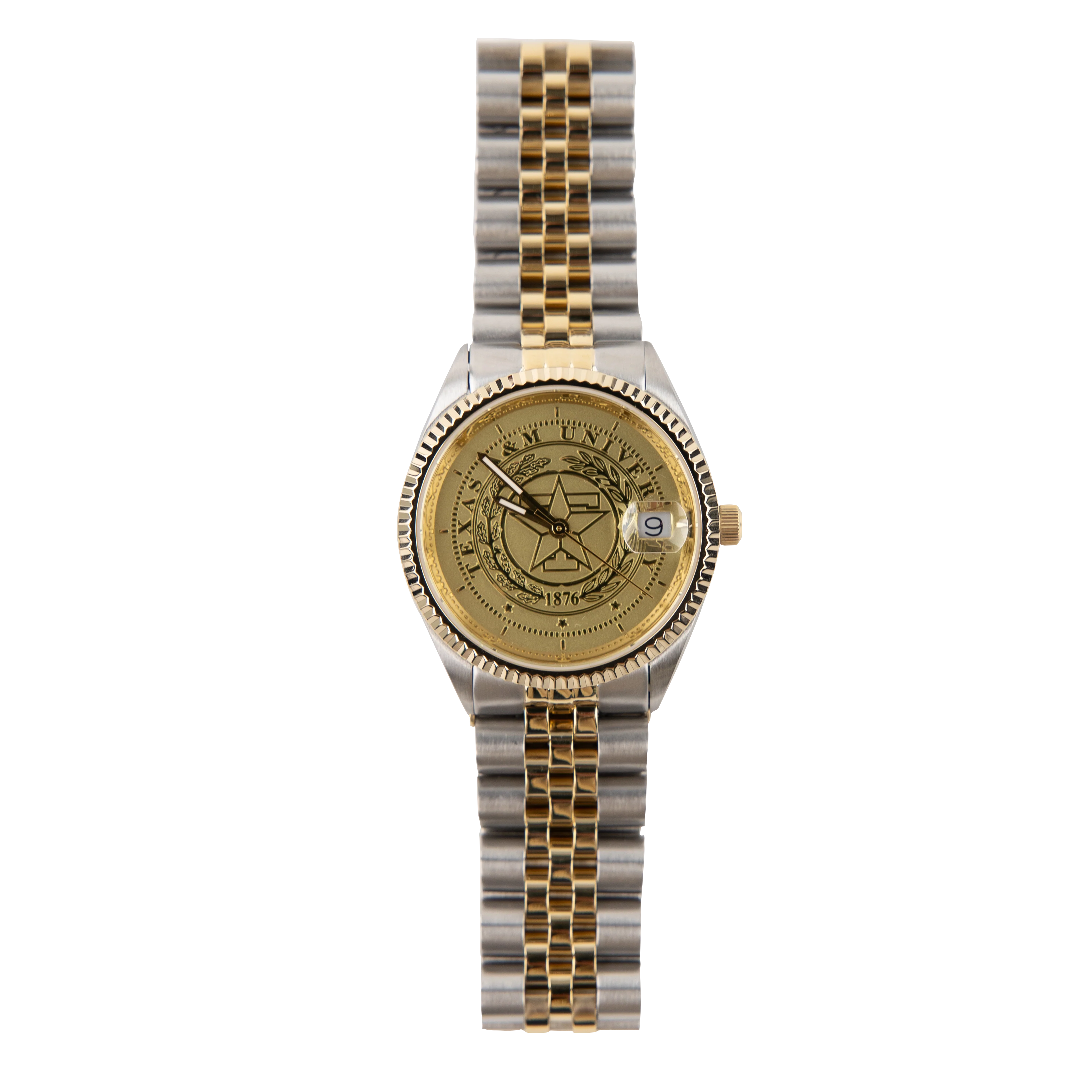 Texas A&M Belair Mens Two Tone Watch - Image 3