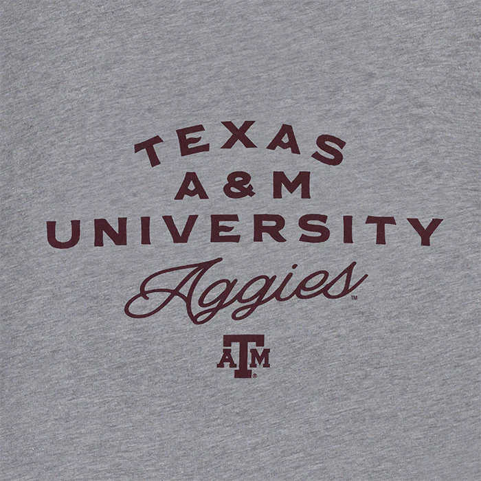 Texas A&M Bella + Canvas Triblend Aggies T-Shirt - Gray - Image 2