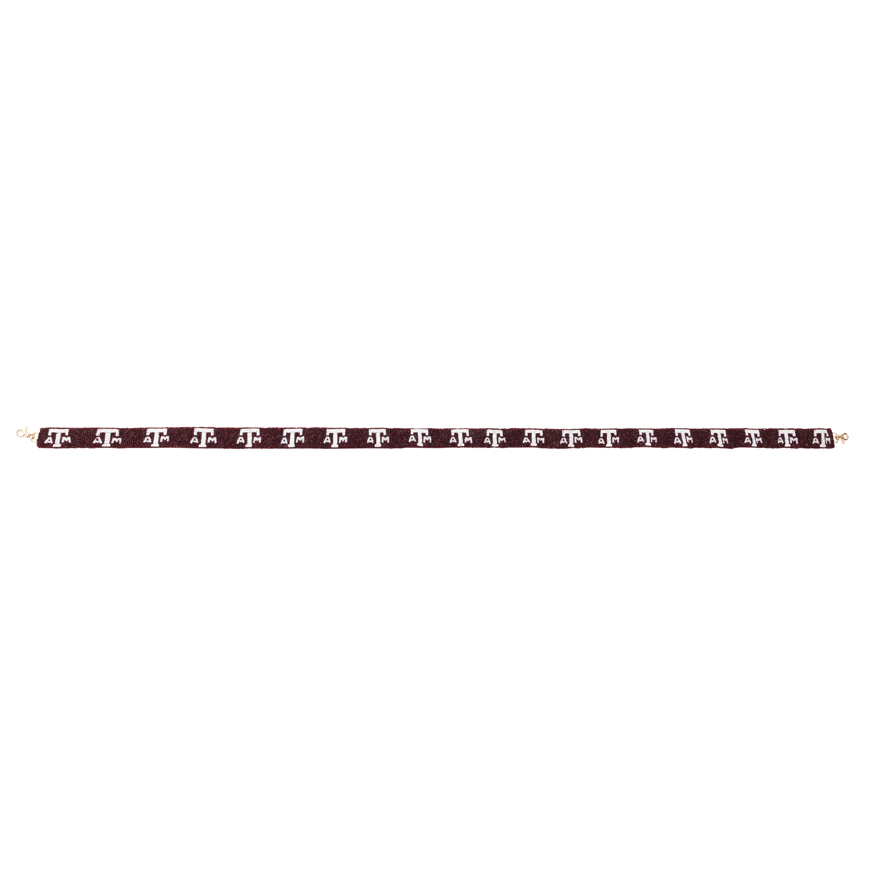 Texas A&M Block Beaded Purse Strap - Image 4