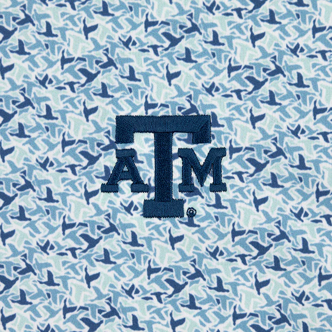 Texas A&M Blue Duck Camo Performance Polo - Image 3
