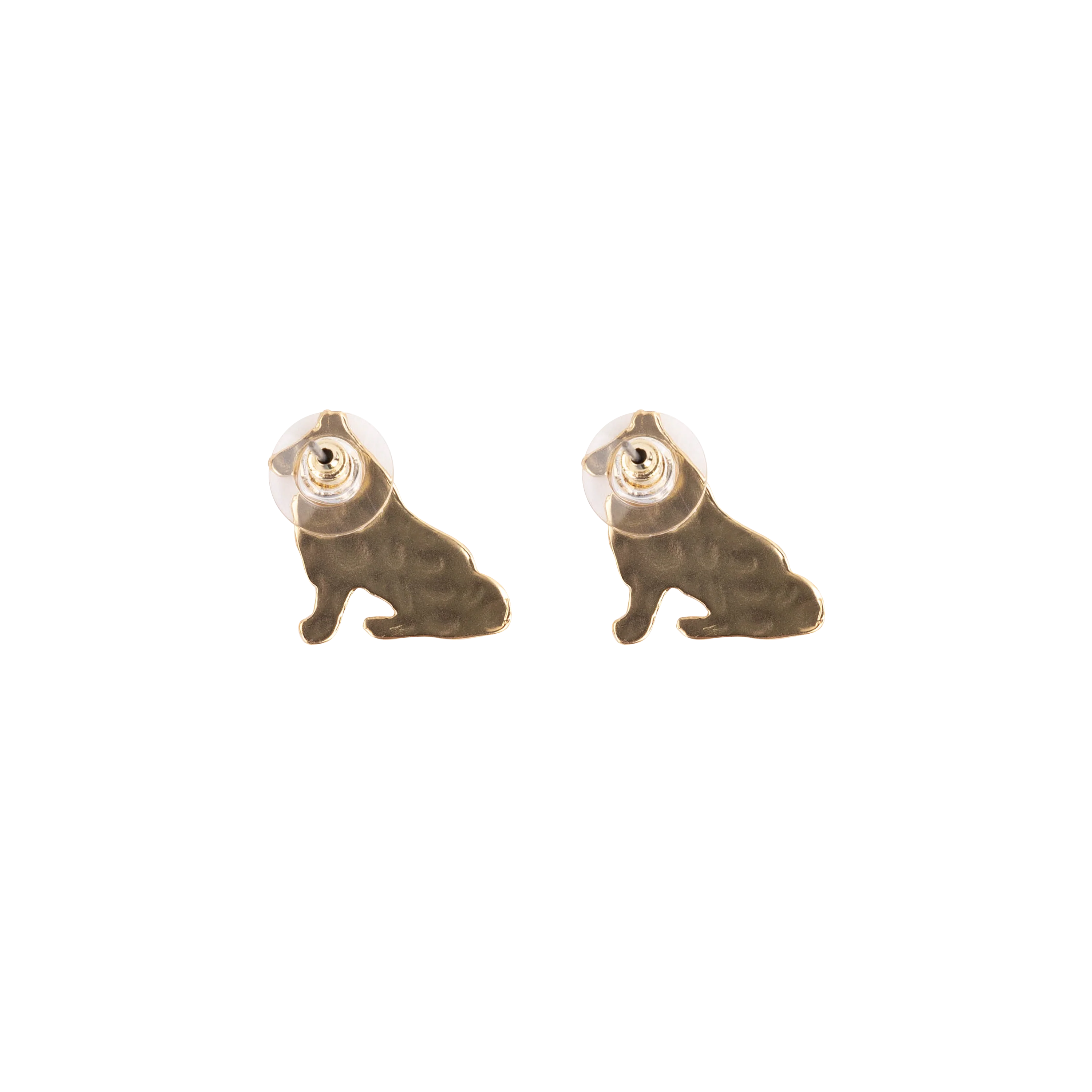 Texas A&M CANVAS Reveille Stud Earrings - Gold - Image 2