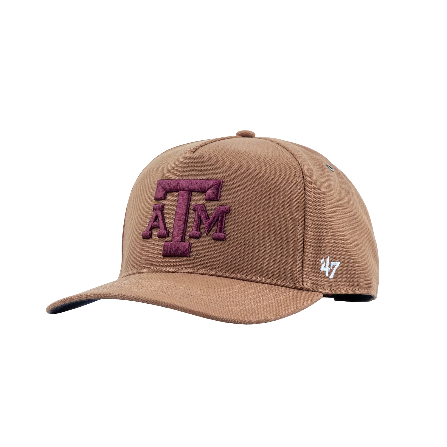 Texas A&M Carhartt 6 Panel Adjustable Hat - Brown - Image 4