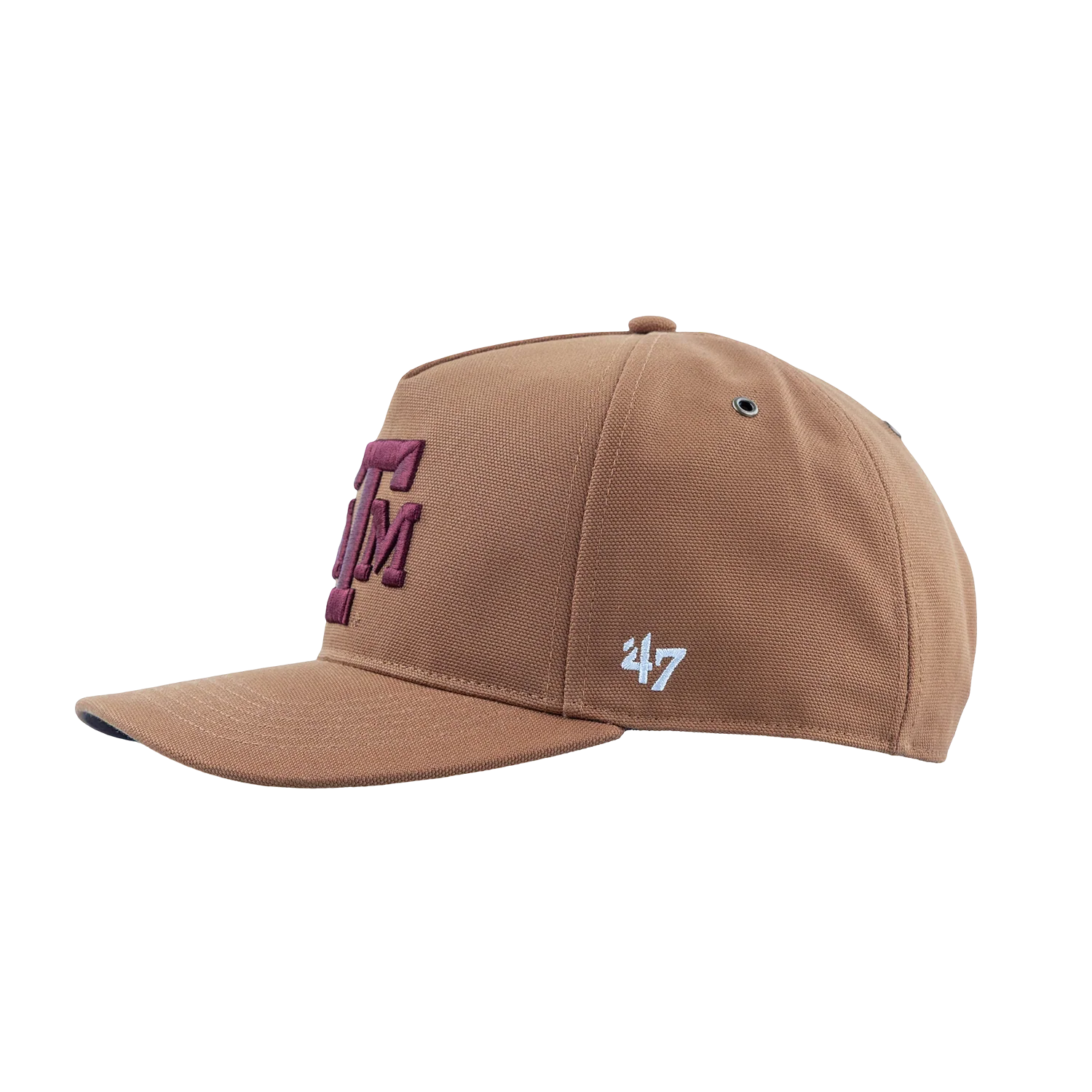 Texas A&M Carhartt 6 Panel Adjustable Hat - Brown - Image 8
