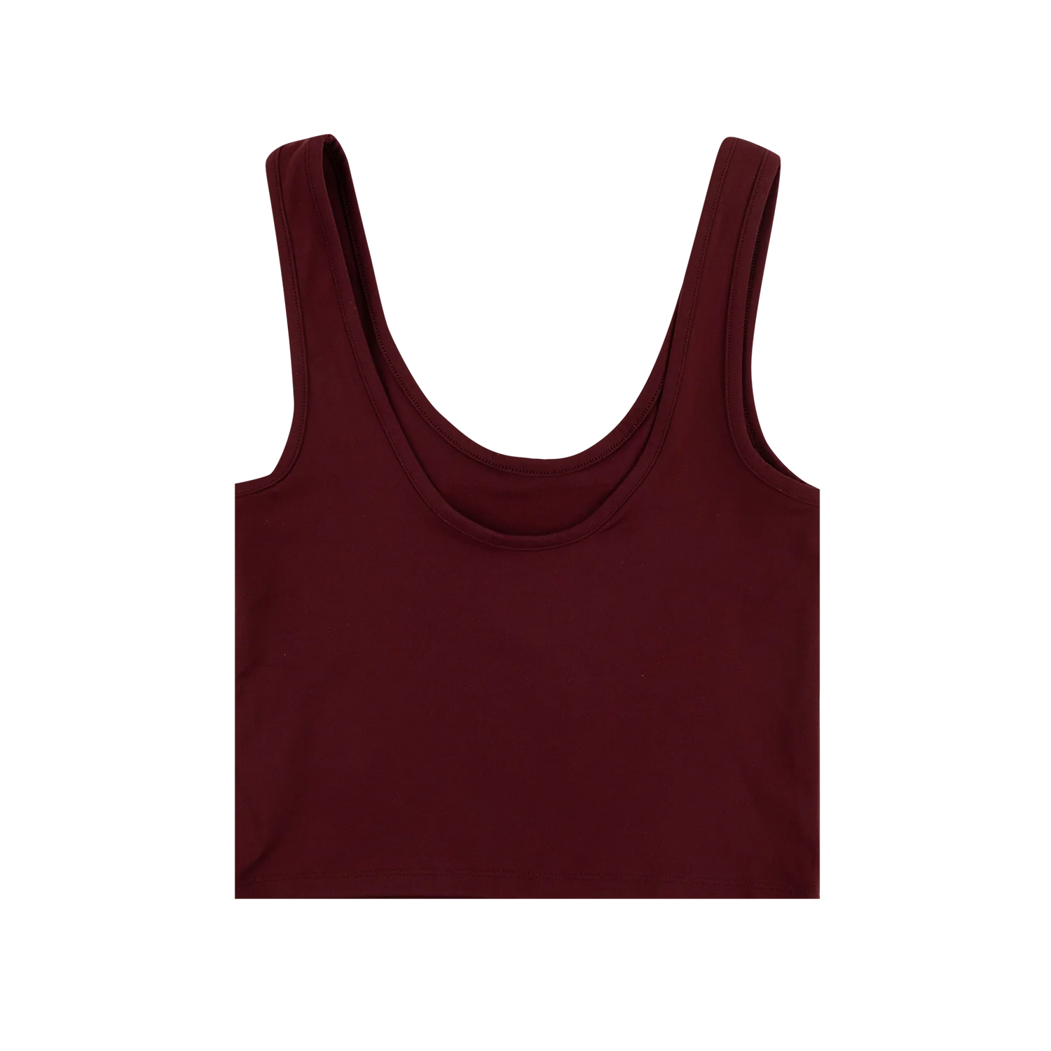 Texas A&M Champion Scoop Neck Crop Tank - Maroon - Image 2