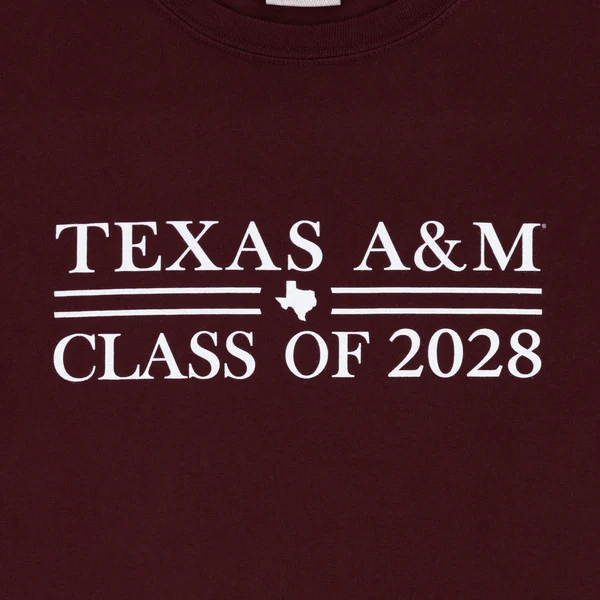 Texas A&M Class of 2028 T-Shirt - Image 3