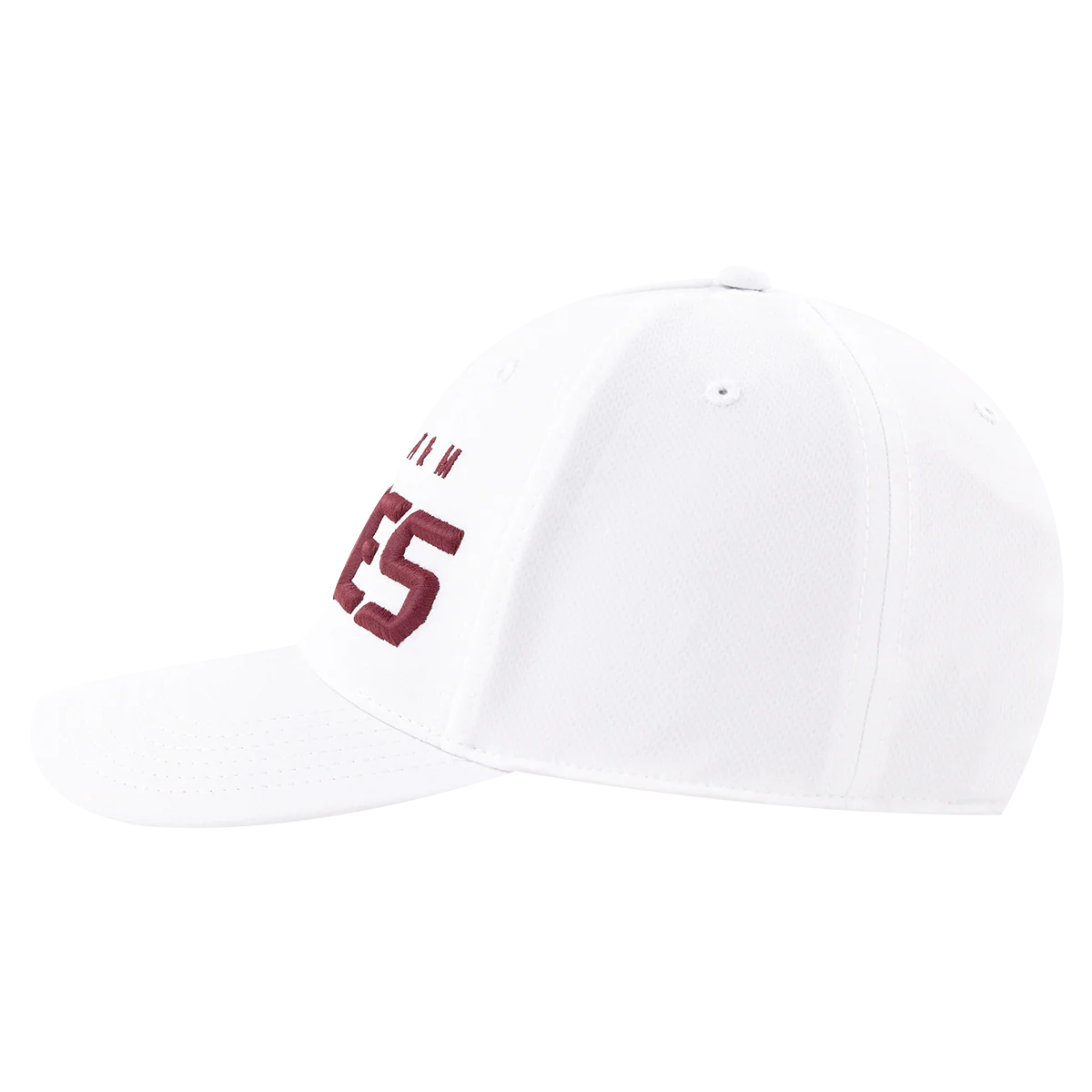 Texas A&M Collegiate Outfitters 5 Panel Performance Cap - White - Image 3