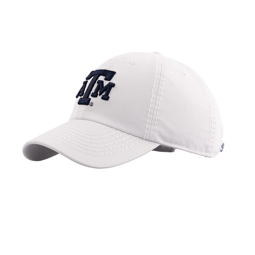 Texas A&M Collegiate Outfitters 6 Panel Adjustable Hat - White - Image 6