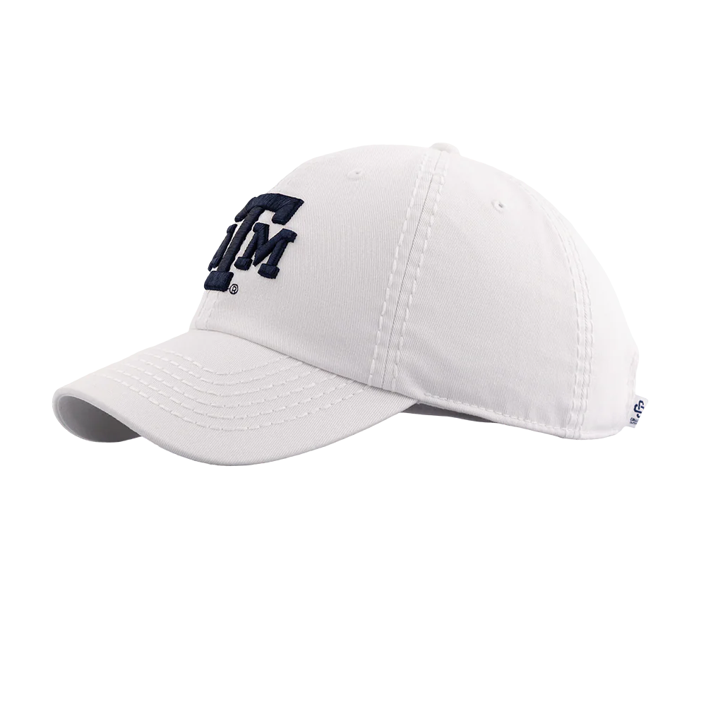Texas A&M Collegiate Outfitters 6 Panel Adjustable Hat - White - Image 7