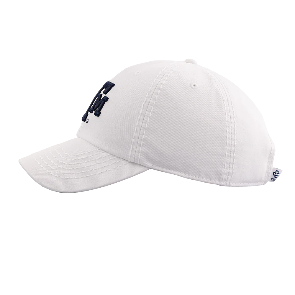 Texas A&M Collegiate Outfitters 6 Panel Adjustable Hat - White - Image 9