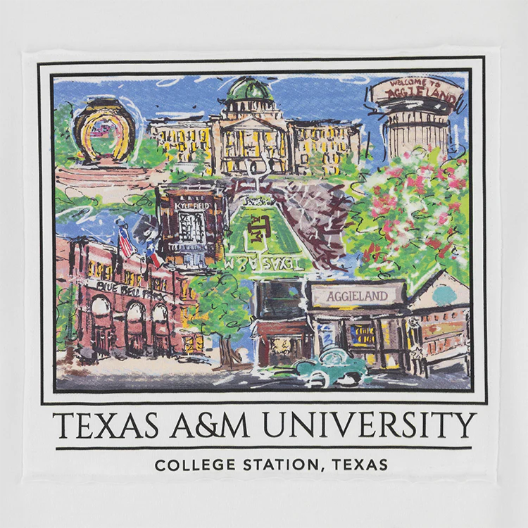 Texas A&M Collegiate Outfitters Aggieland Portrait Patch Tee - Image 3