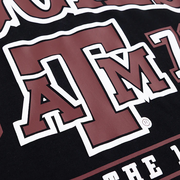 Texas A&M Collegiate Outfitters Aggies Oversized Puff T-Shirt - Image 4