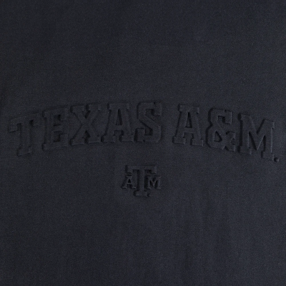 Texas A&M Collegiate Outfitters Arch Black on Black Tee - Image 3