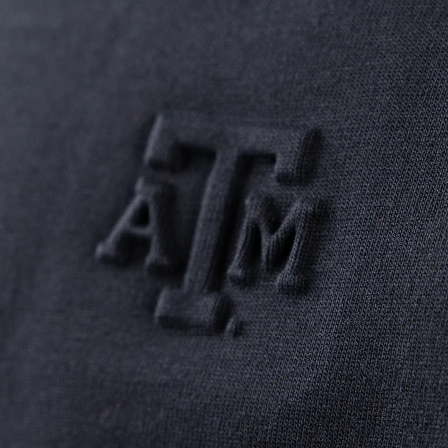 Texas A&M Collegiate Outfitters Arch Black on Black Tee - Image 4