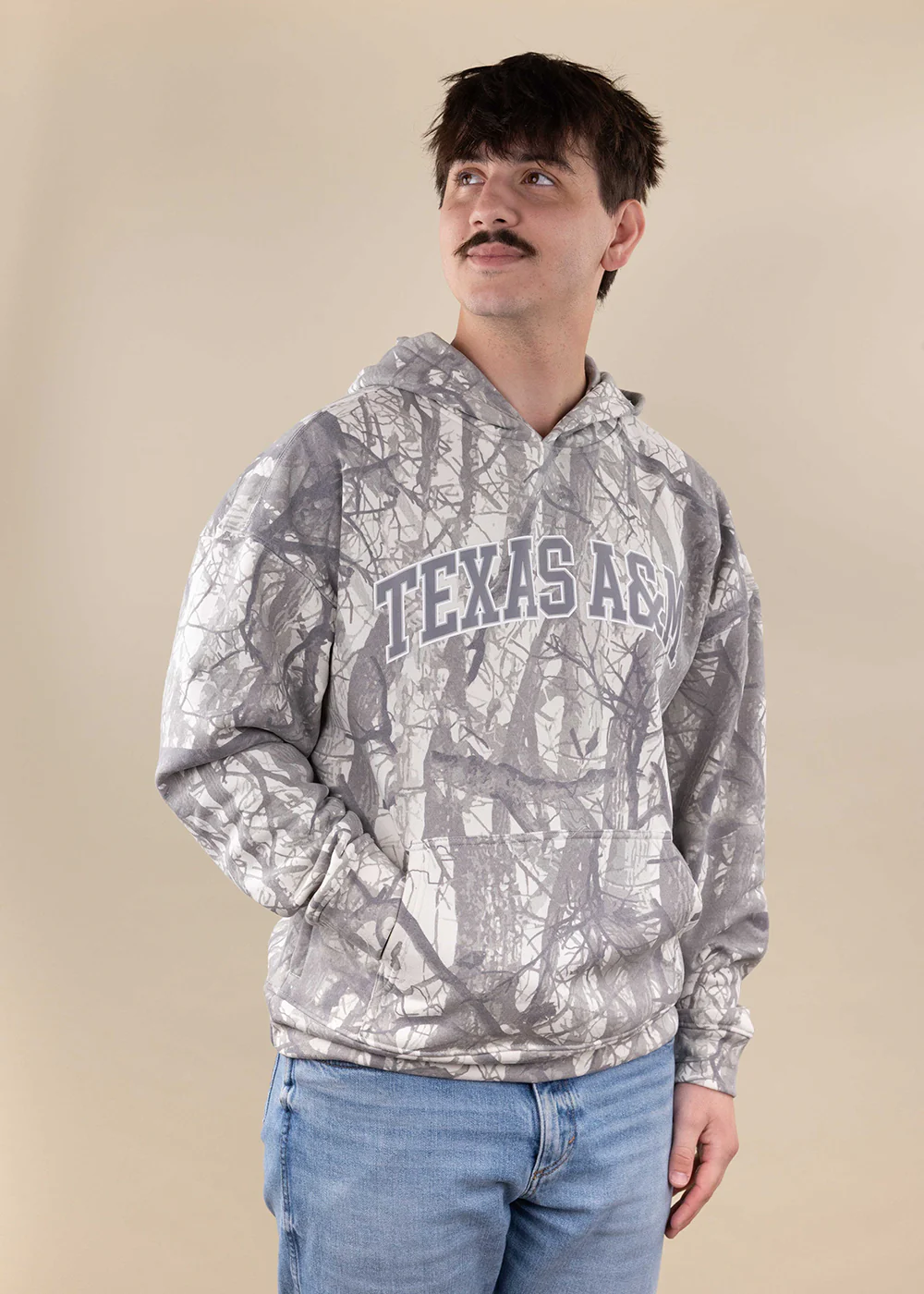 Texas A&M Collegiate Outfitters Arch Camo Tonal Hoodie - Image 2